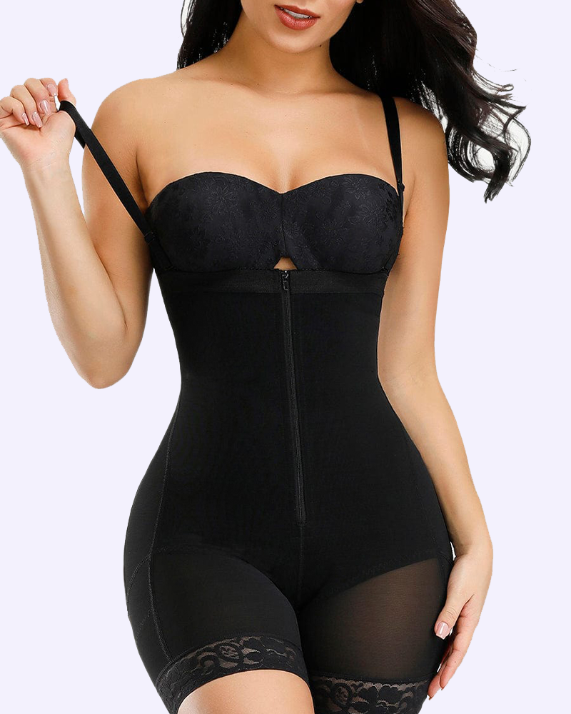 AirSlim® Firm Tummy Compression Bodysuit Shaper With Butt Lifter