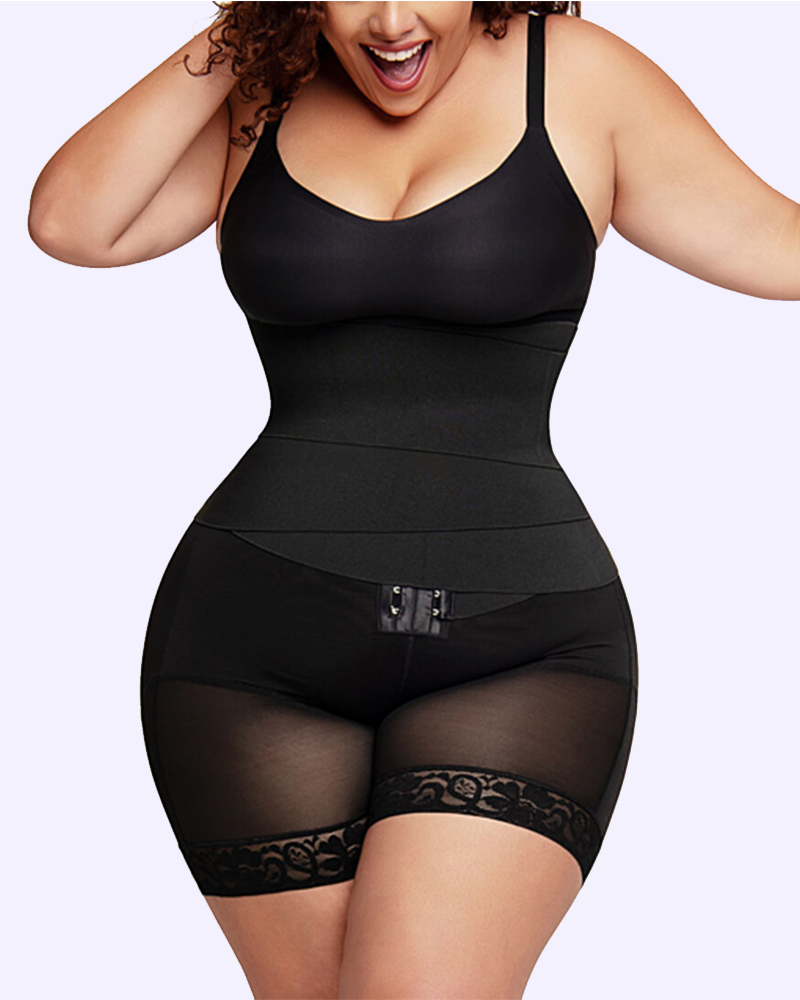 The AirSlim® 2-In-1 High-Waisted Booty Lift Shaper Shorts