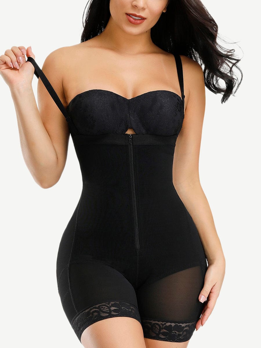 Wholesale Full Body Shaper Zipper Fajas Abdominal Control
