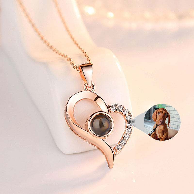 Pesonalized Heart Photo Neckalce & Braclete