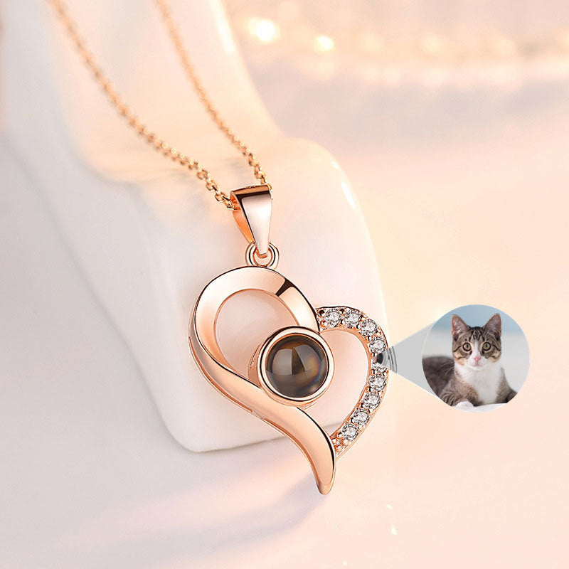 Pesonalized Heart Photo Neckalce & Braclete