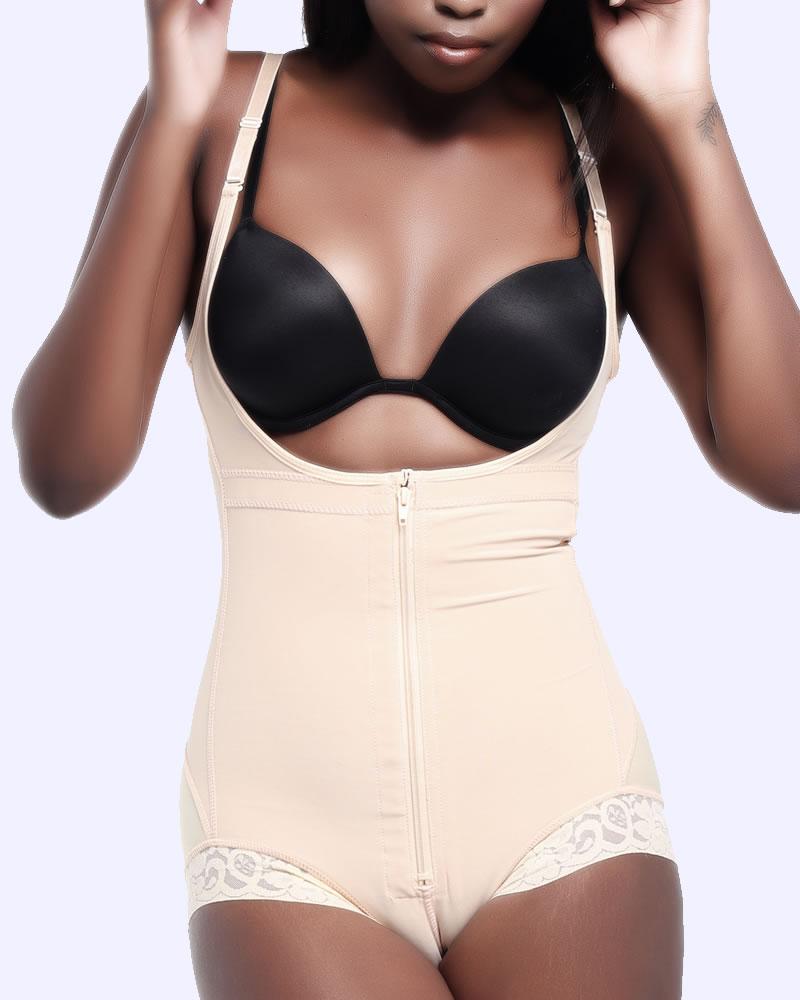 Fajas Colombian Bodysuit Shapewear With Lace